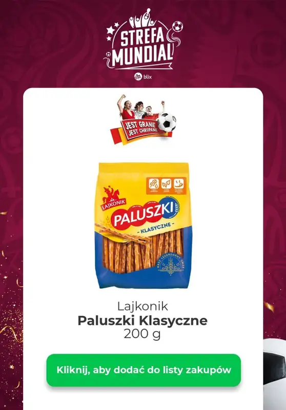  Strefa Mundial - gazetka promocyjna Najlepsze przekąski na mecz! od poniedziałku 21.11 do piątku 25.11 - strona 5