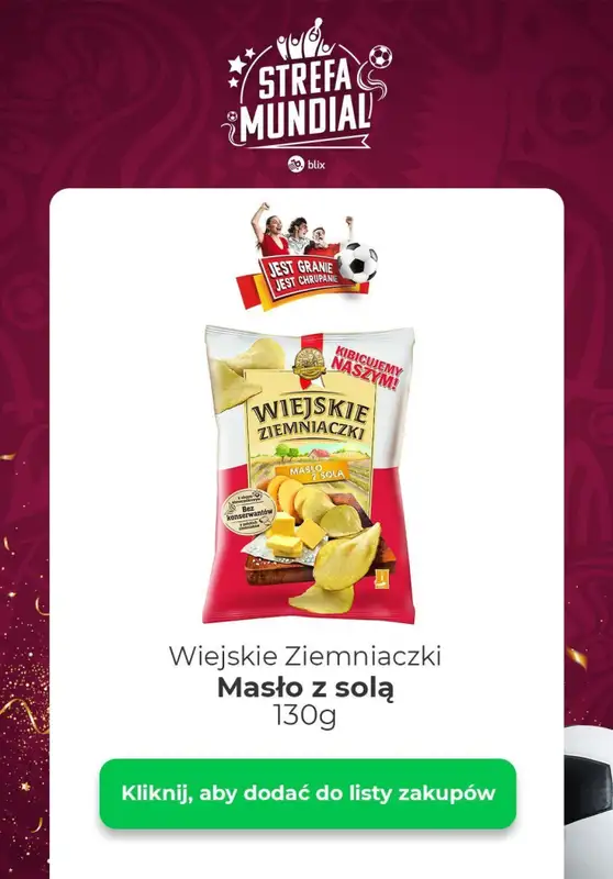  Strefa Mundial - gazetka promocyjna Najlepsze przekąski na mecz! od poniedziałku 21.11 do piątku 25.11 - strona 3