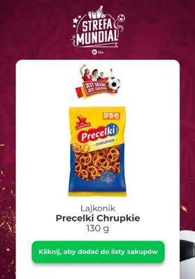 Strefa Mundial - gazetka promocyjna Najlepsze przekąski na mecz! od poniedziałku 21.11 do piątku 25.11 - strona 9  Strefa Mundial - gazetka promocyjna Najlepsze przekąski na mecz! od poniedziałku 21.11 do piątku 25.11 - strona 9