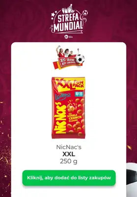 Strefa Mundial - gazetka promocyjna Najlepsze przekąski na mecz! od poniedziałku 21.11 do piątku 25.11 - strona 13  Strefa Mundial - gazetka promocyjna Najlepsze przekąski na mecz! od poniedziałku 21.11 do piątku 25.11 - strona 13