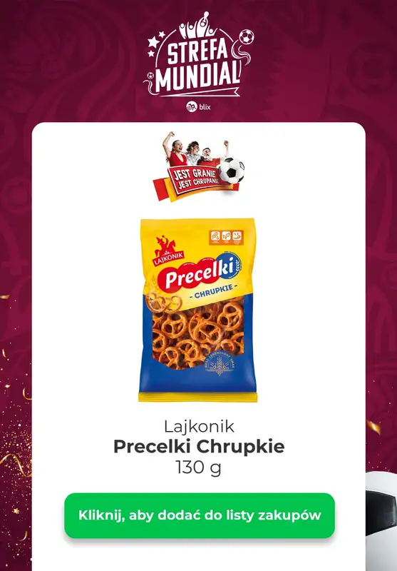  Strefa Mundial - gazetka promocyjna Kibicuj z Blix! Sprawdź konkurs od poniedziałku 28.11 do niedzieli 04.12 - strona 6