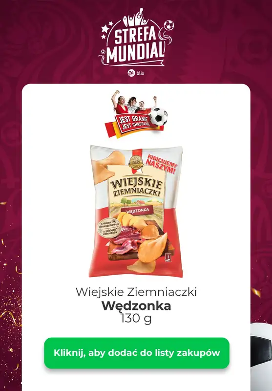  Strefa Mundial - gazetka promocyjna Kibicuj z Blix! Sprawdź konkurs od poniedziałku 28.11 do niedzieli 04.12 - strona 3