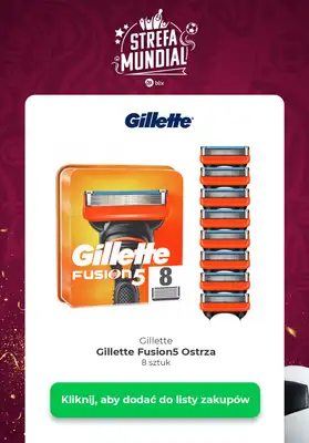  Strefa Mundial - gazetka promocyjna Gillette - najlepsze oferty! od środy 30.11 do wtorku 06.12 - strona 6
