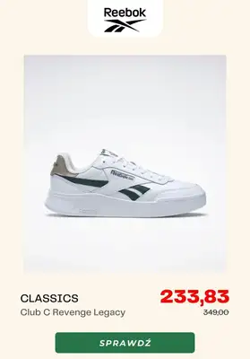 Reebok - gazetka promocyjna Do -40% na buty Club C od piątku 02.12  - strona 6