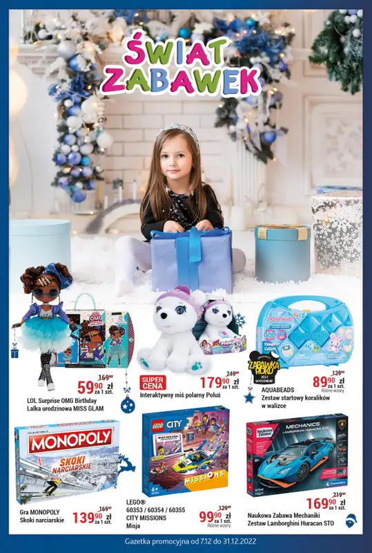 ŚWIAT ZABAWEK - gazetka promocyjna Magiczna moc prezentów od środy 07.12 do soboty 31.12