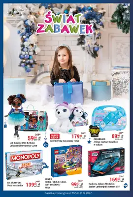 ŚWIAT ZABAWEK - gazetka promocyjna Magiczna moc prezentów od środy 07.12 do soboty 31.12 ŚWIAT ZABAWEK - gazetka promocyjna Magiczna moc prezentów od środy 07.12 do soboty 31.12