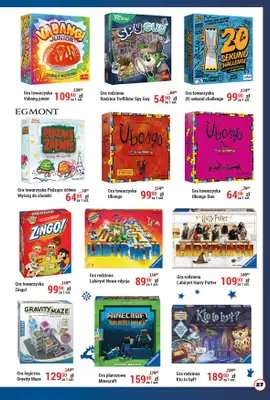 ŚWIAT ZABAWEK - gazetka promocyjna Magiczna moc prezentów od środy 07.12 do soboty 31.12 - strona 27 ŚWIAT ZABAWEK - gazetka promocyjna Magiczna moc prezentów od środy 07.12 do soboty 31.12 - strona 27