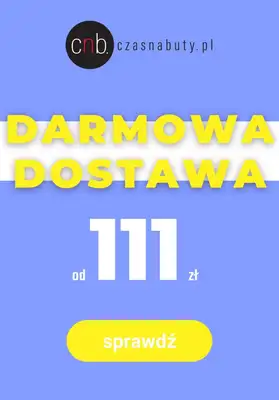 Dzień darmowej dostawy! - gazetka promocyjna Czasnabuty.pl | Darmowa dostawa od 111 zł od wtorku 06.12 