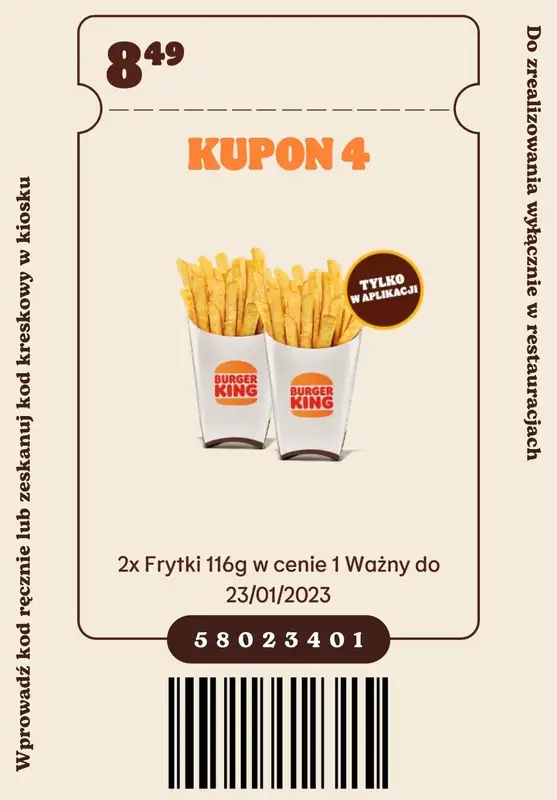 Burger King - gazetka promocyjna Nowe kupony od wtorku 06.12 do poniedziałku 23.01 - strona 5