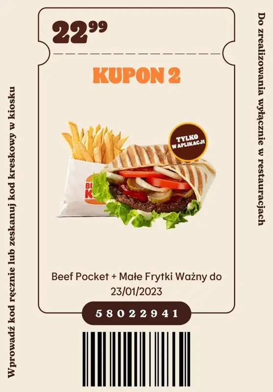 Burger King - gazetka promocyjna Nowe kupony od wtorku 06.12 do poniedziałku 23.01 - strona 3