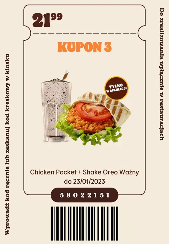 Burger King - gazetka promocyjna Nowe kupony od wtorku 06.12 do poniedziałku 23.01 - strona 4