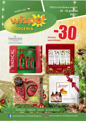 Drogeria Wispol - gazetka promocyjna Gazetka od czwartku 01.12 do soboty 31.12