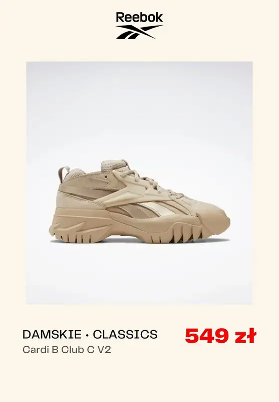 Reebok - gazetka promocyjna Kolekcja Cardi B od 199 zł od środy 07.12  - strona 8