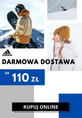 Dzień darmowej dostawy! - gazetka promocyjna Adidas | Od 110 zł darmowa dostawa od środy 07.12 