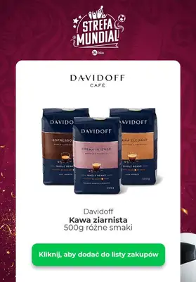 Strefa Mundial - gazetka promocyjna Kibicuj z Blix! Sprawdź konkurs od poniedziałku 12.12 do niedzieli 18.12 - strona 8  Strefa Mundial - gazetka promocyjna Kibicuj z Blix! Sprawdź konkurs od poniedziałku 12.12 do niedzieli 18.12 - strona 8