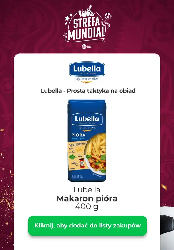  Strefa Mundial - gazetka promocyjna Kibicuj z Blix! Sprawdź konkurs od poniedziałku 12.12 do niedzieli 18.12 - strona 9