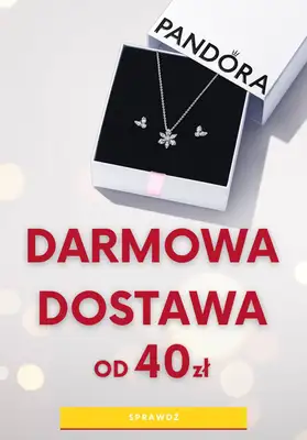 Dzień darmowej dostawy! - gazetka promocyjna Pandora | Darmowa dostawa od 40 zł od poniedziałku 12.12 do środy 14.12
