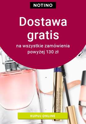 Dzień darmowej dostawy! - gazetka promocyjna Notino | Dostawa GRATIS powyżej 130 zł od środy 14.12 