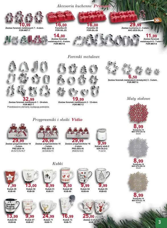 Bodzio - gazetka promocyjna Świąteczne wydanie od wtorku 01.11 do wtorku 31.01 - strona 3