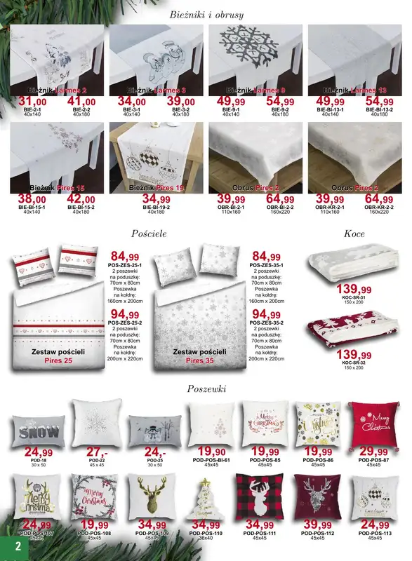 Bodzio - gazetka promocyjna Świąteczne wydanie od wtorku 01.11 do wtorku 31.01 - strona 2