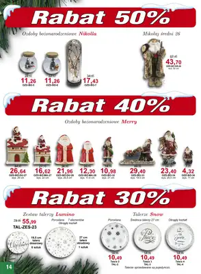 Bodzio - gazetka promocyjna Świąteczne wydanie od wtorku 01.11 do wtorku 31.01 - strona 14 Bodzio - gazetka promocyjna Świąteczne wydanie od wtorku 01.11 do wtorku 31.01 - strona 14