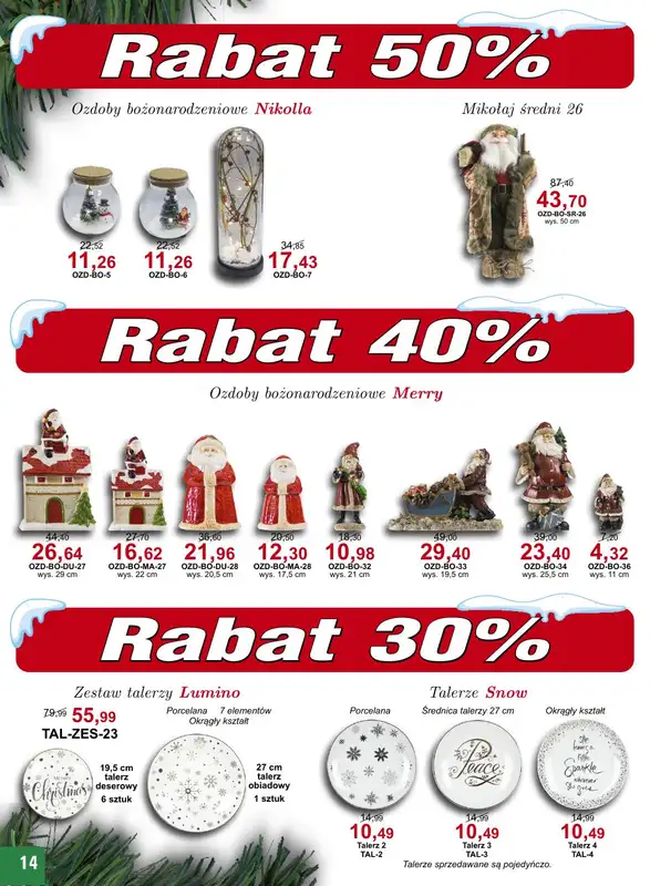 Bodzio - gazetka promocyjna Świąteczne wydanie od wtorku 01.11 do wtorku 31.01 - strona 14