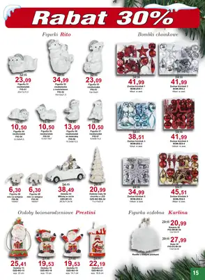 Bodzio - gazetka promocyjna Świąteczne wydanie od wtorku 01.11 do wtorku 31.01 - strona 15 Bodzio - gazetka promocyjna Świąteczne wydanie od wtorku 01.11 do wtorku 31.01 - strona 15
