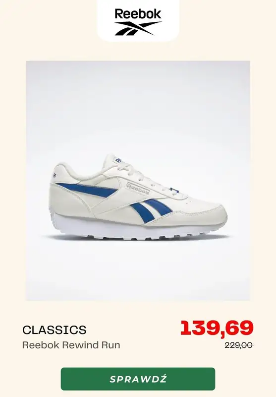 Reebok - gazetka promocyjna Do -50% posezonowa wyprzedaż od poniedziałku 19.12  - strona 6