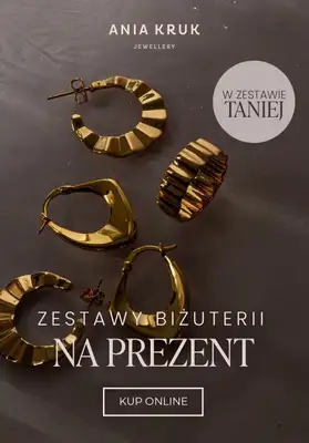 Ania Kruk - gazetka promocyjna W zestawie TANIEJ - świąteczne komplety biżuterii od poniedziałku 19.12 do niedzieli 25.12 Ania Kruk - gazetka promocyjna W zestawie TANIEJ - świąteczne komplety biżuterii od poniedziałku 19.12 do niedzieli 25.12
