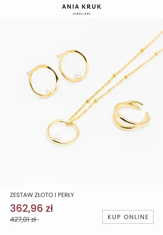 Ania Kruk - gazetka promocyjna W zestawie TANIEJ - świąteczne komplety biżuterii od poniedziałku 19.12 do niedzieli 25.12 - strona 3