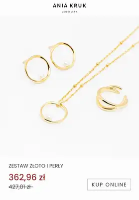 Ania Kruk - gazetka promocyjna W zestawie TANIEJ - świąteczne komplety biżuterii od poniedziałku 19.12 do niedzieli 25.12 - strona 3 Ania Kruk - gazetka promocyjna W zestawie TANIEJ - świąteczne komplety biżuterii od poniedziałku 19.12 do niedzieli 25.12 - strona 3