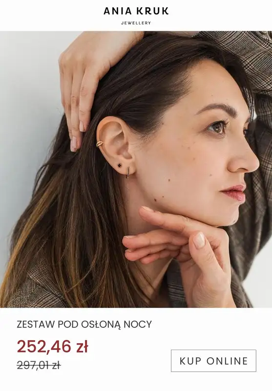 Ania Kruk - gazetka promocyjna W zestawie TANIEJ - świąteczne komplety biżuterii od poniedziałku 19.12 do niedzieli 25.12 - strona 8