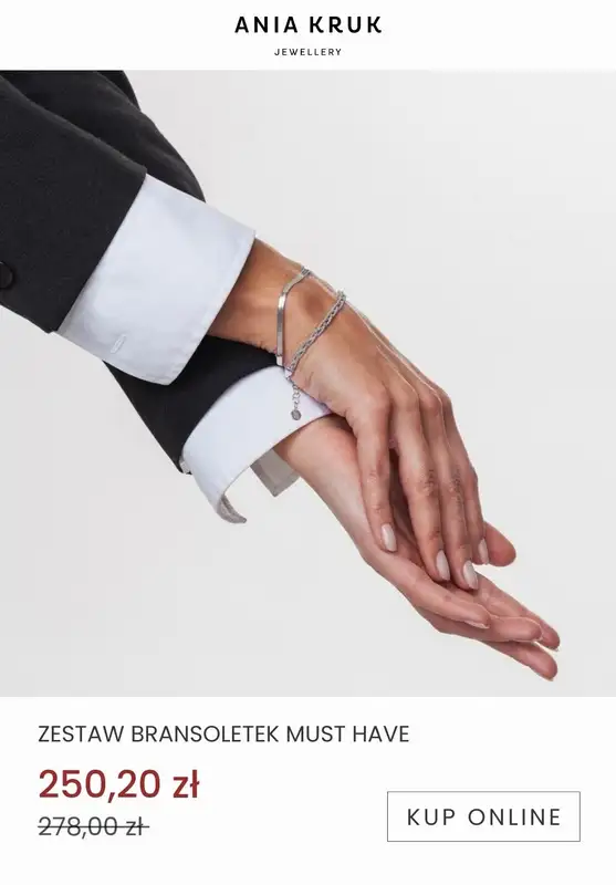 Ania Kruk - gazetka promocyjna W zestawie TANIEJ - świąteczne komplety biżuterii od poniedziałku 19.12 do niedzieli 25.12 - strona 14