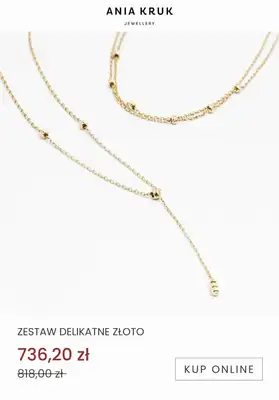 Ania Kruk - gazetka promocyjna W zestawie TANIEJ - świąteczne komplety biżuterii od poniedziałku 19.12 do niedzieli 25.12 - strona 6 Ania Kruk - gazetka promocyjna W zestawie TANIEJ - świąteczne komplety biżuterii od poniedziałku 19.12 do niedzieli 25.12 - strona 6