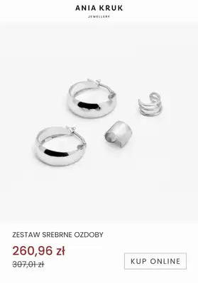 Ania Kruk - gazetka promocyjna W zestawie TANIEJ - świąteczne komplety biżuterii od poniedziałku 19.12 do niedzieli 25.12 - strona 11 Ania Kruk - gazetka promocyjna W zestawie TANIEJ - świąteczne komplety biżuterii od poniedziałku 19.12 do niedzieli 25.12 - strona 11