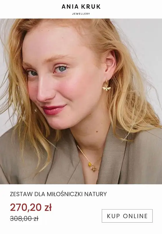 Ania Kruk - gazetka promocyjna W zestawie TANIEJ - świąteczne komplety biżuterii od poniedziałku 19.12 do niedzieli 25.12 - strona 5