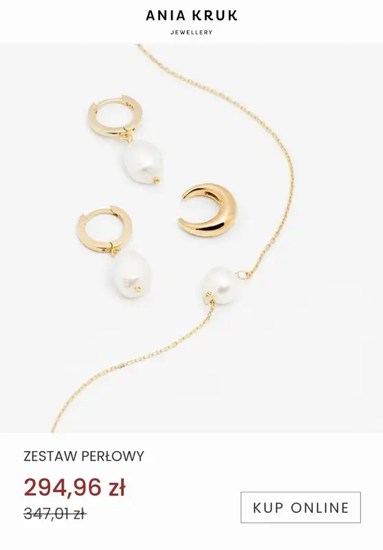 Ania Kruk - gazetka promocyjna W zestawie TANIEJ - świąteczne komplety biżuterii od poniedziałku 19.12 do niedzieli 25.12 - strona 15