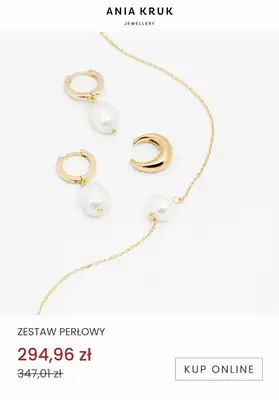 Ania Kruk - gazetka promocyjna W zestawie TANIEJ - świąteczne komplety biżuterii od poniedziałku 19.12 do niedzieli 25.12 - strona 15 Ania Kruk - gazetka promocyjna W zestawie TANIEJ - świąteczne komplety biżuterii od poniedziałku 19.12 do niedzieli 25.12 - strona 15