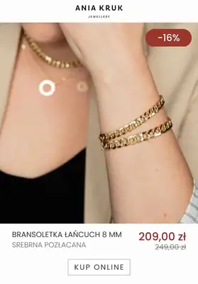 Ania Kruk - gazetka promocyjna Do -50% wyprzedaż biżuterii od środy 21.12 do środy 28.12 - strona 21 Ania Kruk - gazetka promocyjna Do -50% wyprzedaż biżuterii od środy 21.12 do środy 28.12 - strona 21