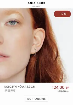 Ania Kruk - gazetka promocyjna Do -50% wyprzedaż biżuterii od środy 21.12 do środy 28.12 - strona 7 Ania Kruk - gazetka promocyjna Do -50% wyprzedaż biżuterii od środy 21.12 do środy 28.12 - strona 7