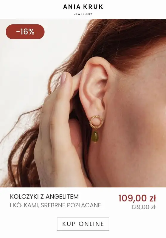 Ania Kruk - gazetka promocyjna Do -50% wyprzedaż biżuterii od środy 21.12 do środy 28.12 - strona 5