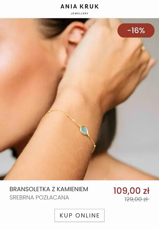 Ania Kruk - gazetka promocyjna Do -50% wyprzedaż biżuterii od środy 21.12 do środy 28.12 - strona 13