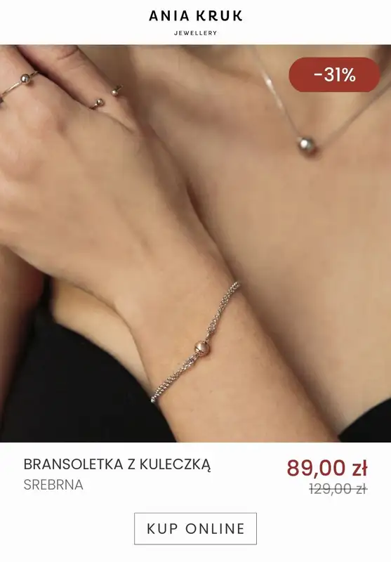 Ania Kruk - gazetka promocyjna Do -50% wyprzedaż biżuterii od środy 21.12 do środy 28.12 - strona 2