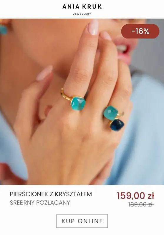 Ania Kruk - gazetka promocyjna Do -50% wyprzedaż biżuterii od środy 21.12 do środy 28.12 - strona 11