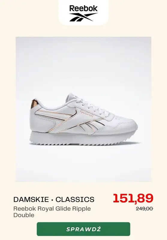Reebok - gazetka promocyjna Do -50% posezonowa wyprzedaż od piątku 30.12  - strona 9