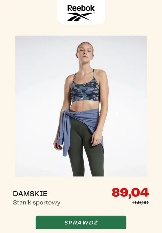 Reebok - gazetka promocyjna Do -50% odzież i buty sportowe od poniedziałku 09.01  - strona 4