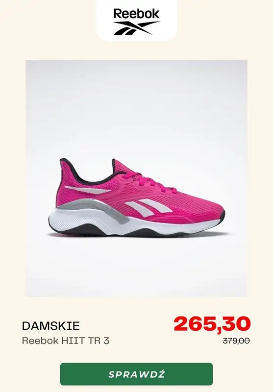 Reebok - gazetka promocyjna Do -50% odzież i buty sportowe od poniedziałku 09.01  - strona 7