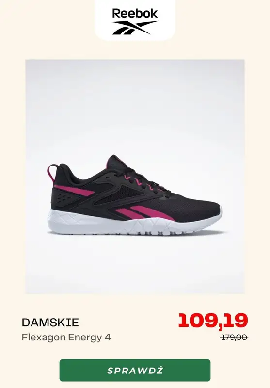 Reebok - gazetka promocyjna Do -50% odzież i buty sportowe od poniedziałku 09.01  - strona 9
