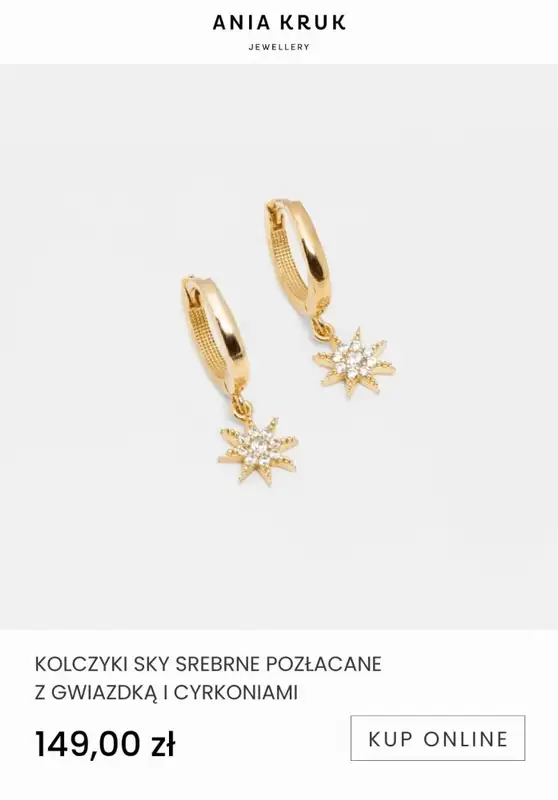 Ania Kruk - gazetka promocyjna Od 69,99 zł biżuteria pozłacana od wtorku 10.01 do niedzieli 22.01 - strona 8