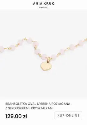 Ania Kruk - gazetka promocyjna Od 69,99 zł biżuteria pozłacana od wtorku 10.01 do niedzieli 22.01 - strona 6 Ania Kruk - gazetka promocyjna Od 69,99 zł biżuteria pozłacana od wtorku 10.01 do niedzieli 22.01 - strona 6